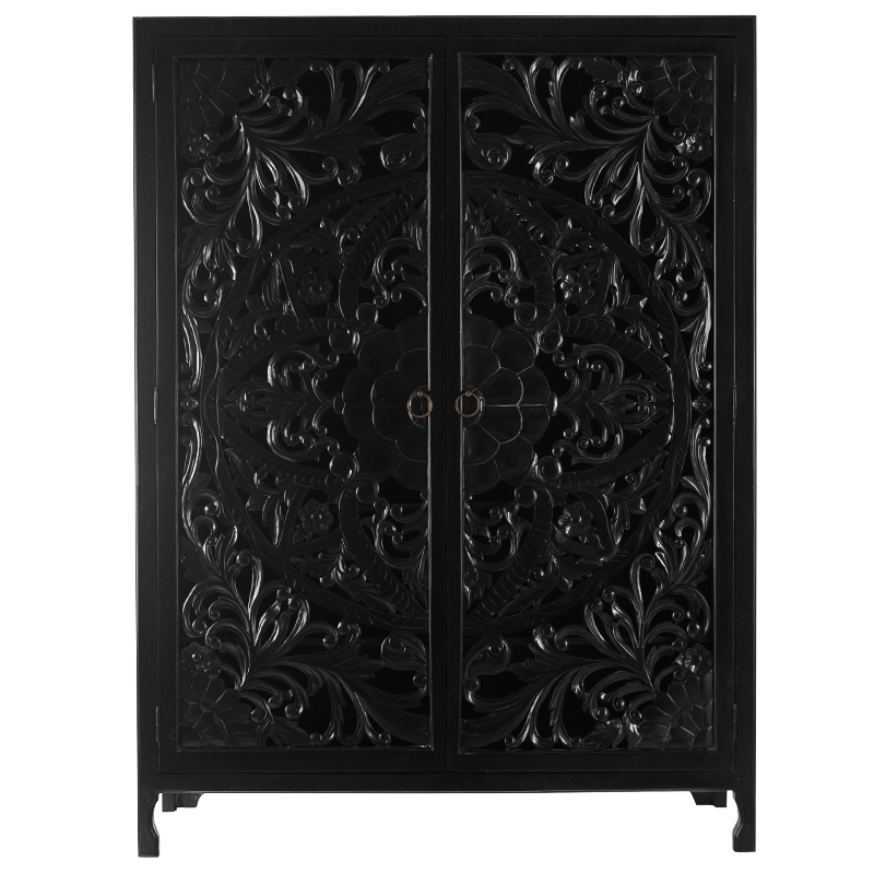 Шкаф Beauden Lace Cabinet Black