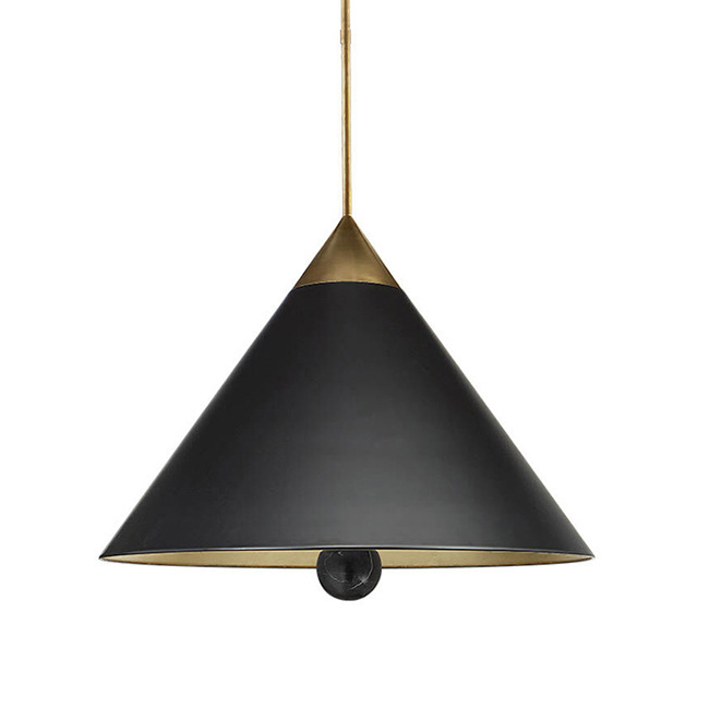 Подвесной светильник Cleo Pendant Brass & Black