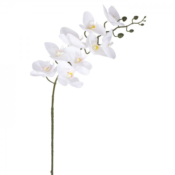 Искусственные цветы Декоративный искусственный цветок White Orchid