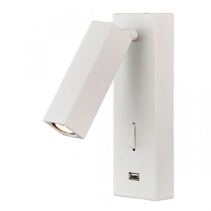 Бра Chelsom WALL LED DOCK White USB