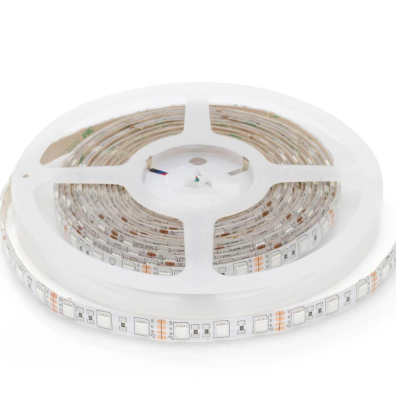 Светодиодная подсветка Светодиодная влагозащищенная лента 14,4W/m 60Led/m 5050SMD разноцветная 1M