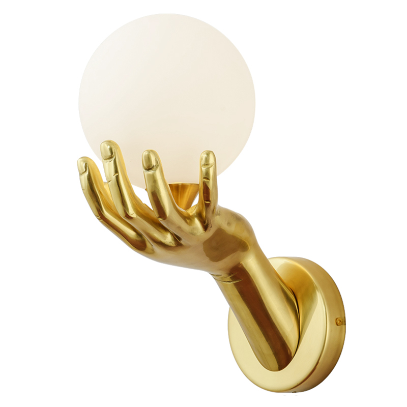 Настенный светильник Золотая рука Gold Hand Wall lamp