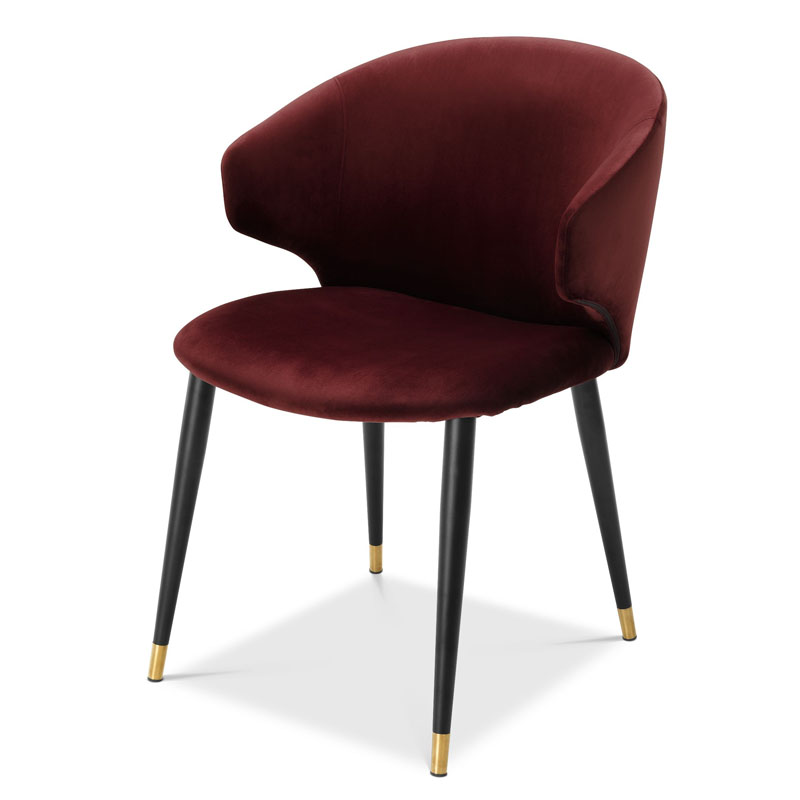   Loft Concept Стул Eichholtz DINING CHAIR VOLANTE burgundy