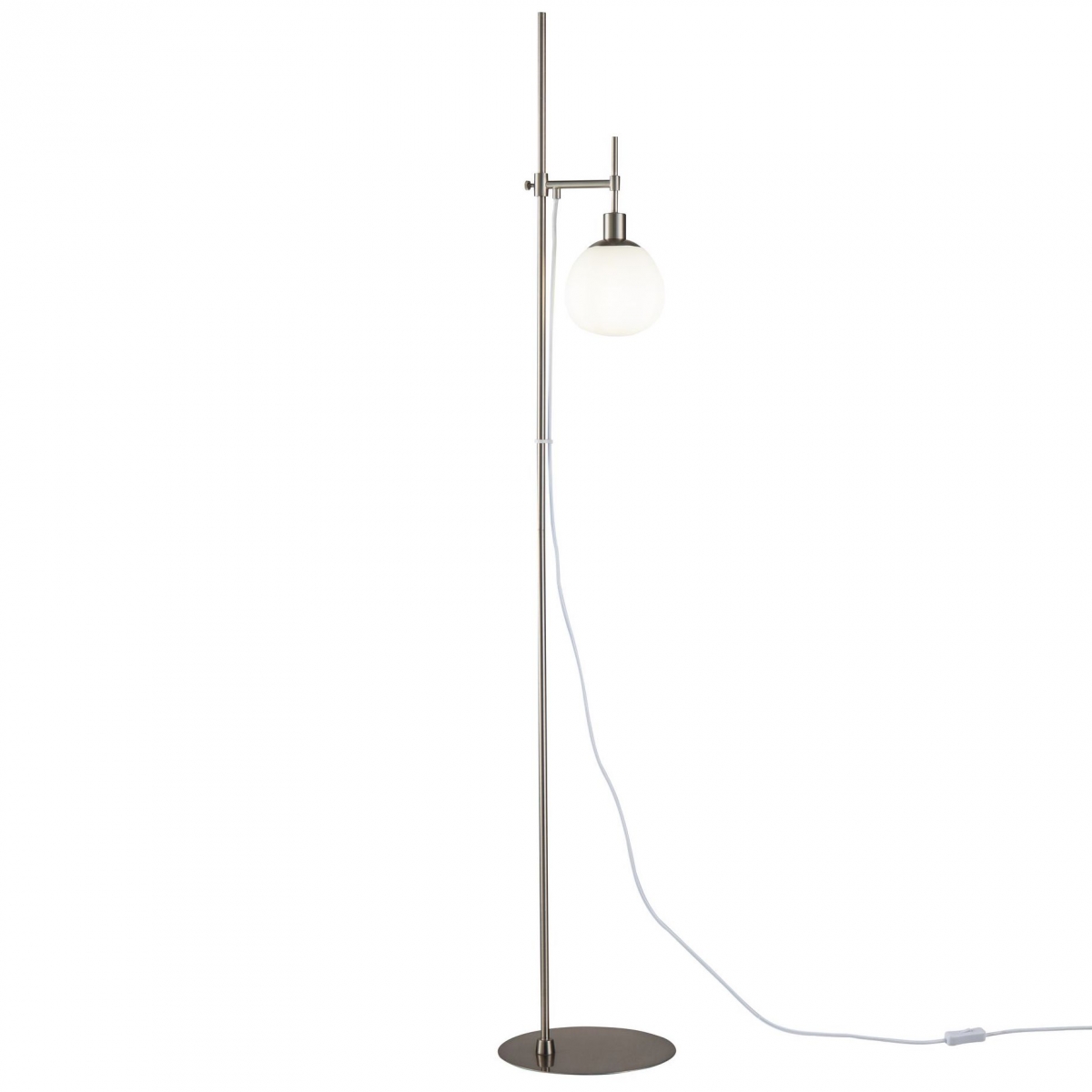 Лофт  Loft Concept Торшер Tiepolo Ball Floor Lamp Nickel