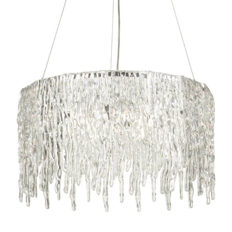 Люстра Cold Heart Silver Single Tier Chandelier