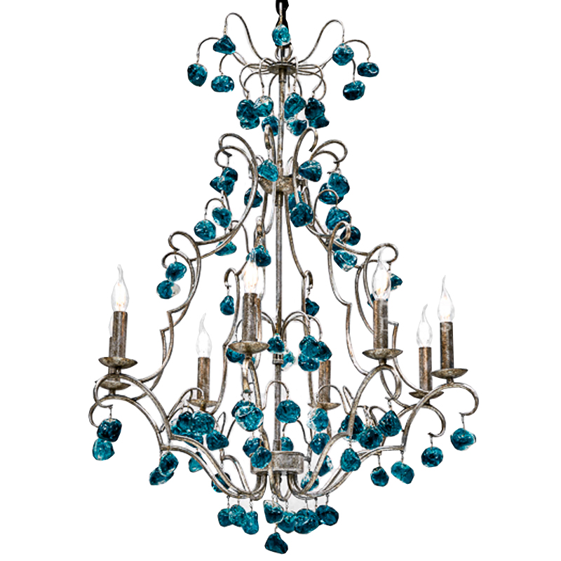 Люстра Crystal Blue Cupertino Chandelier