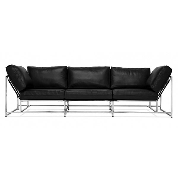  Диван Black Calfskin Sofa