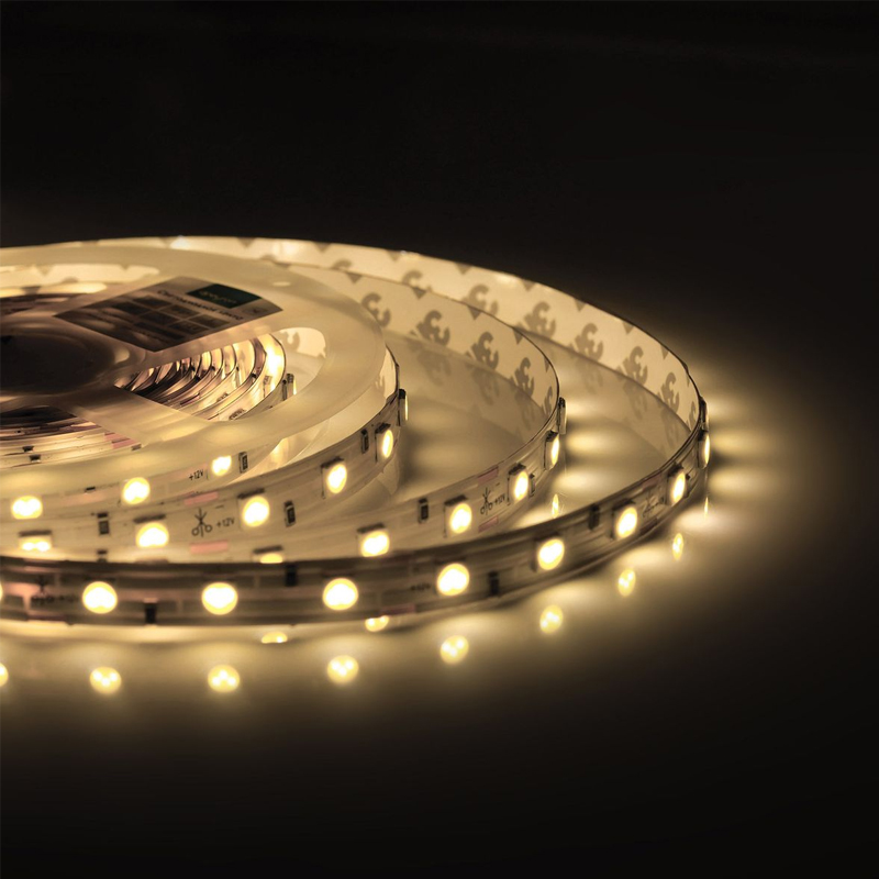 Светодиодная подсветка Светодиодная влагозащищенная лента 14,4W/m 60LED/m 5050SMD теплый белый 5M