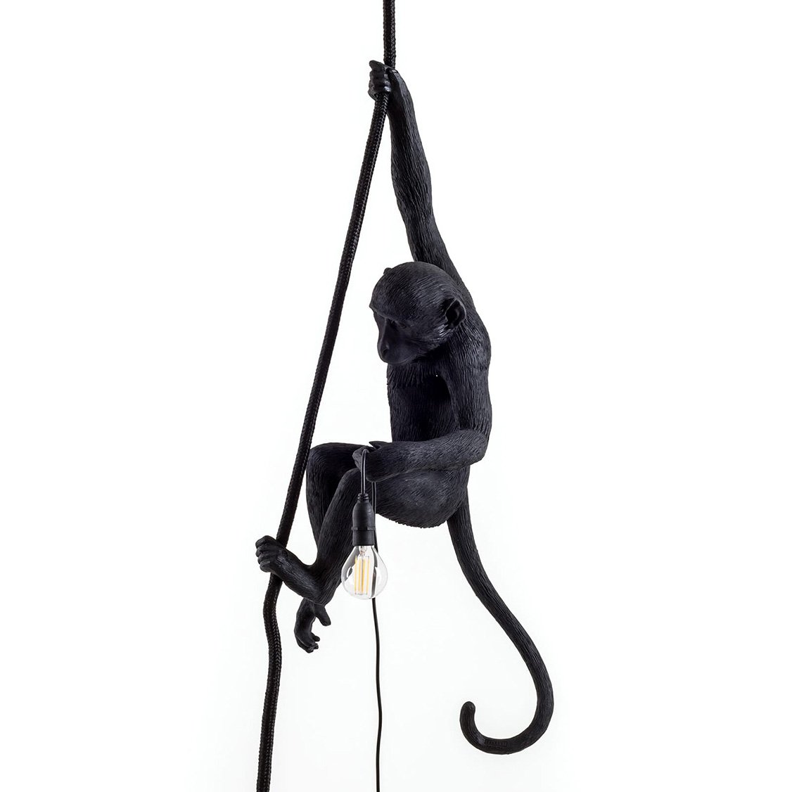 Подвесной светильник SELETTI MONKEY LAMP CEILING VERSION Black