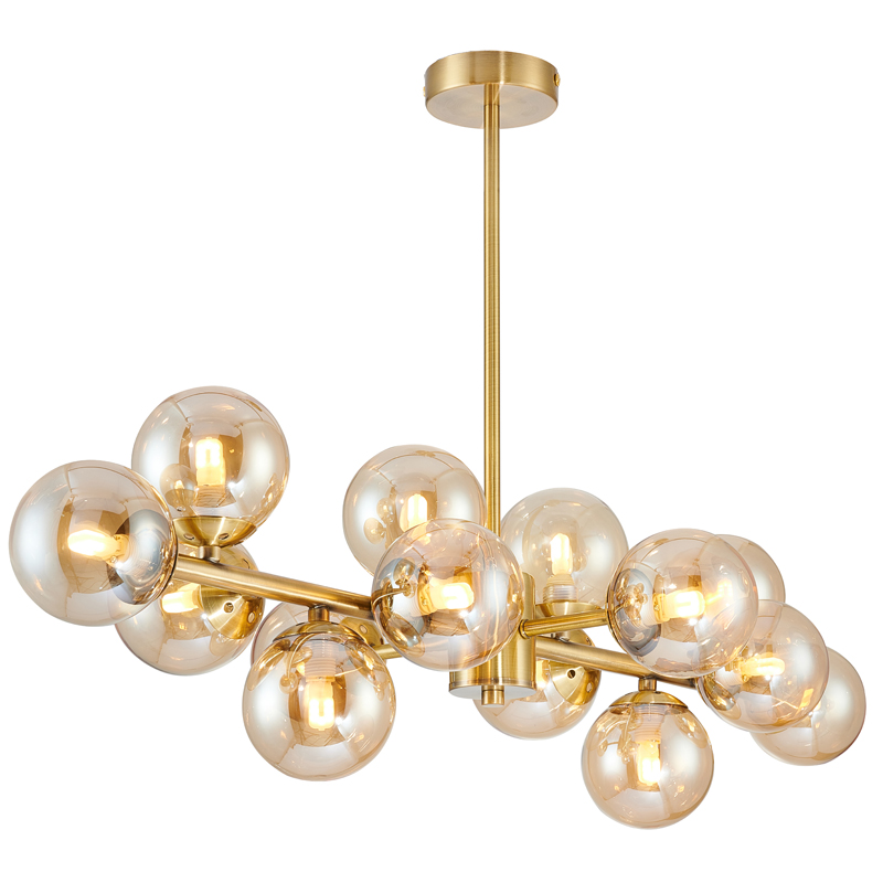 Люстра Berries Chandelier amber 14