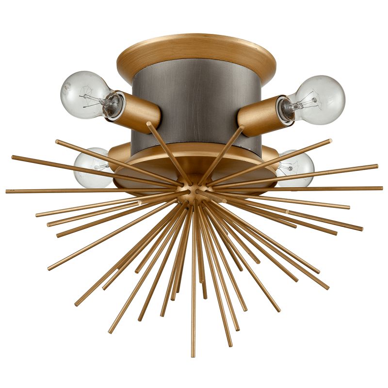 Потолочные светильники  Loft Concept Потолочный светильник Hedgehog Brass Chandelier