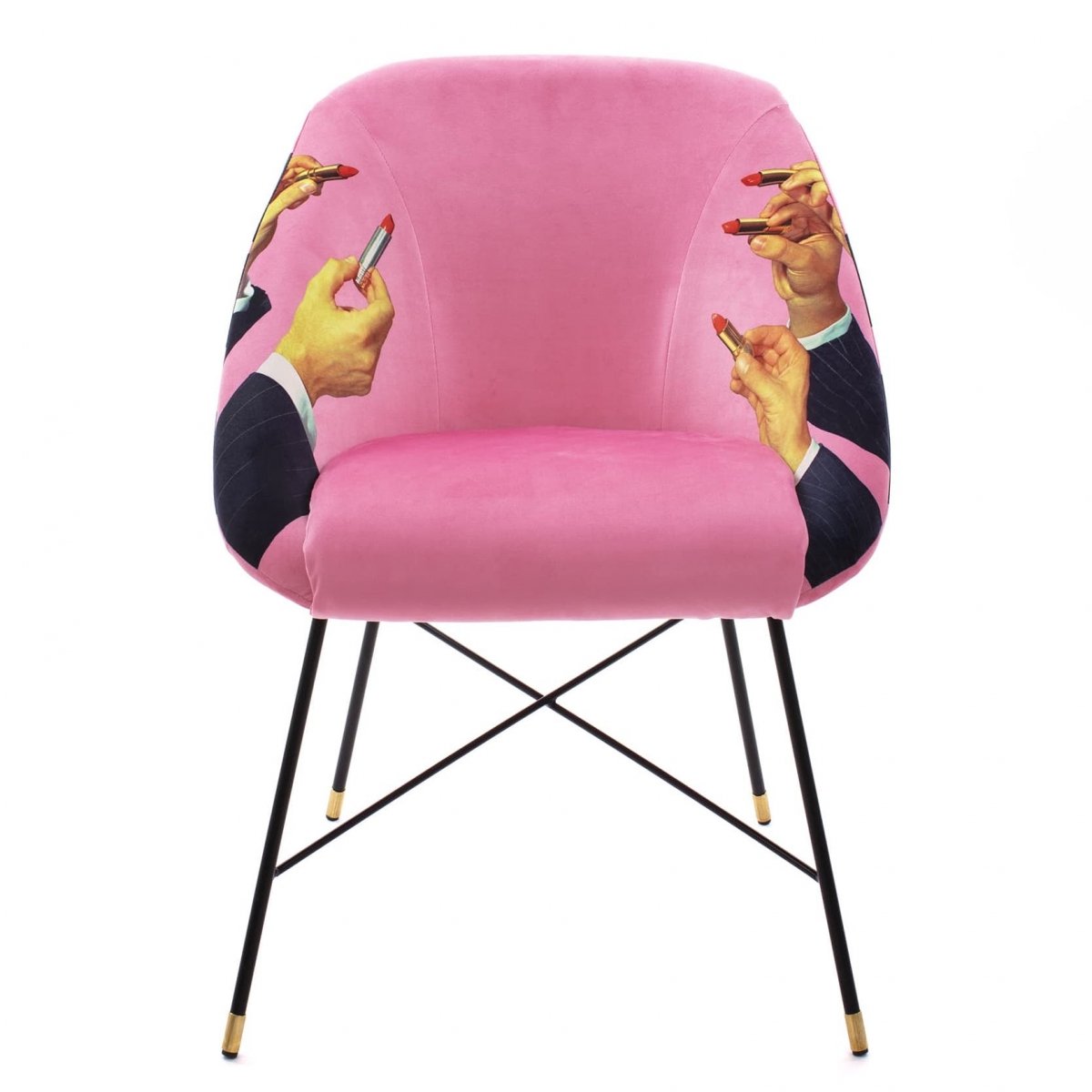 Кресло Seletti Padded Chair Lipsticks Pink