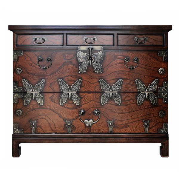  Китайский комод Chinoiserie chest of drawers Butterfly