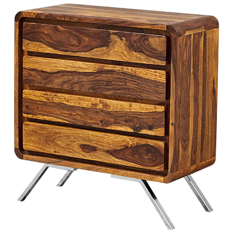 Комод деревянный на металлических ножках Liam Wood Commode