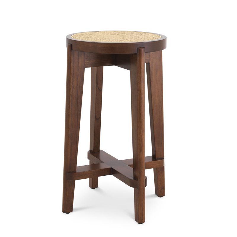 Стулья  Loft Concept Полубарный стул Eichholtz Counter Stool Dareau brown