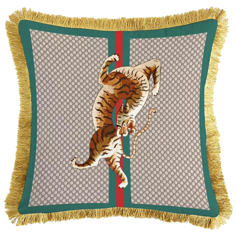 Декоративная подушка Cтиль Gucci Tiger