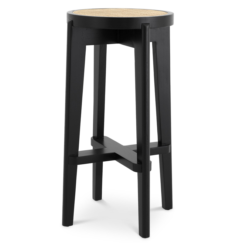 Стулья Барный стул Eichholtz Bar Stool Dareau black