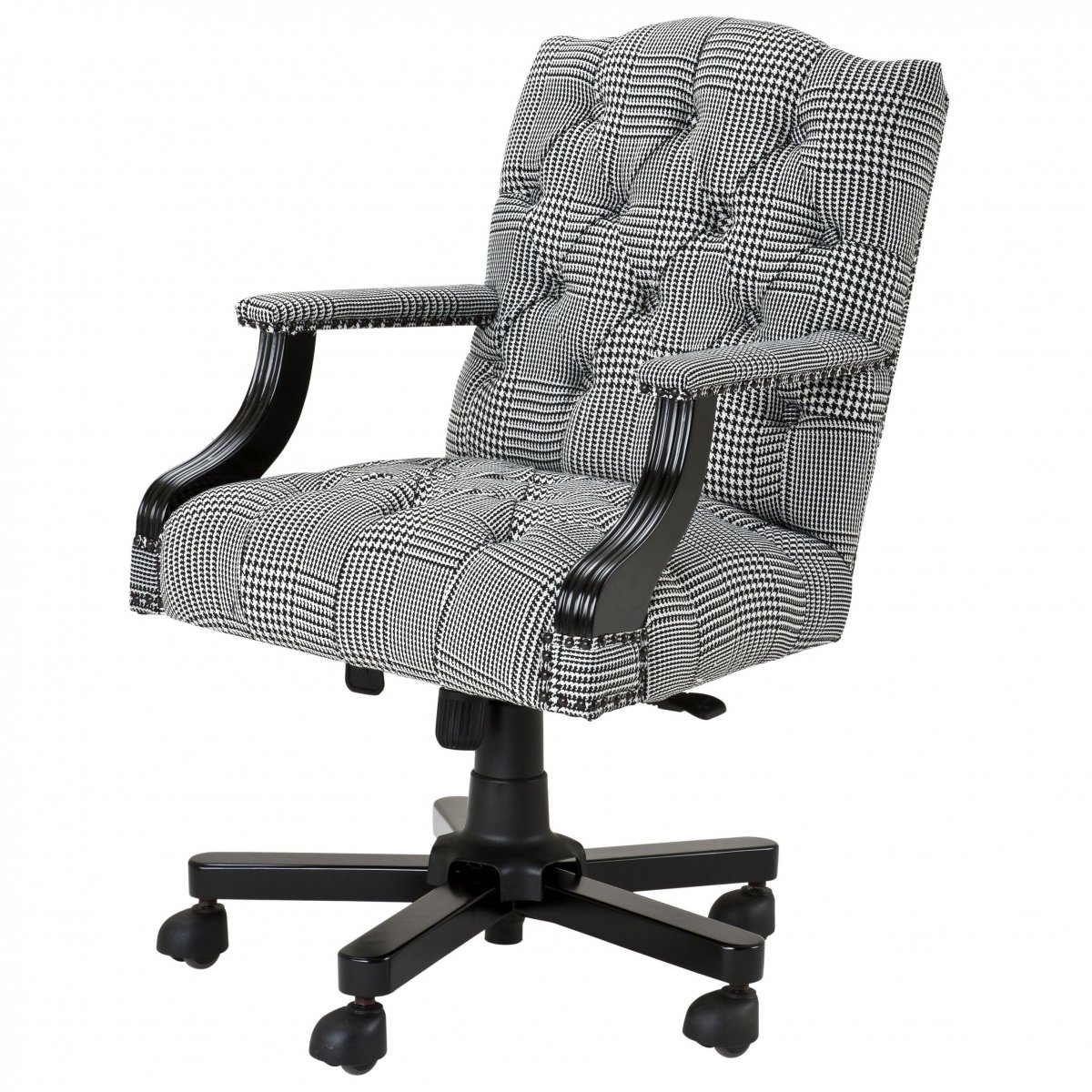 Дизайнерские кресла Офисное кресло Eichholtz Desk Chair Burchell black & white