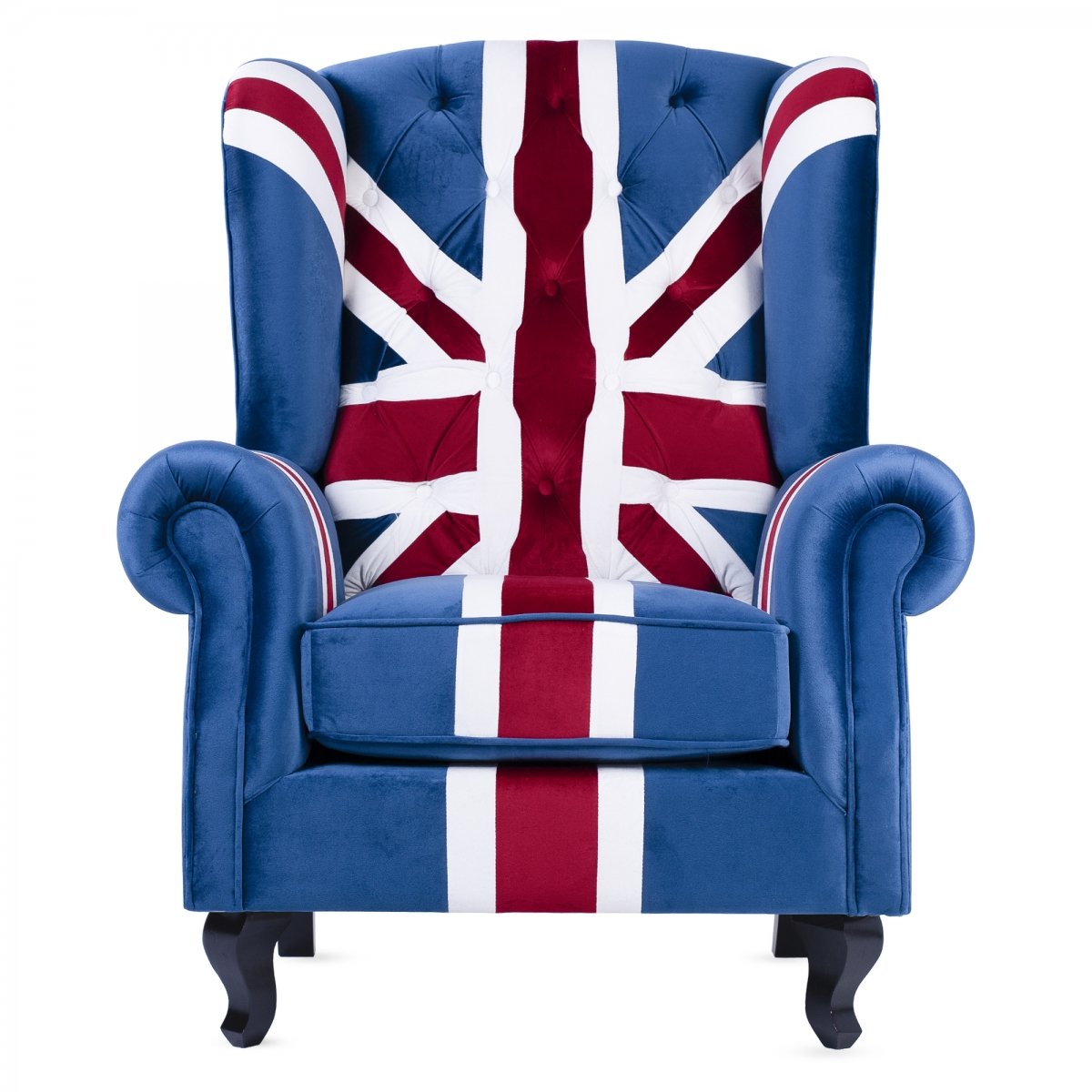  Кресло Armchair Union Jack velvet