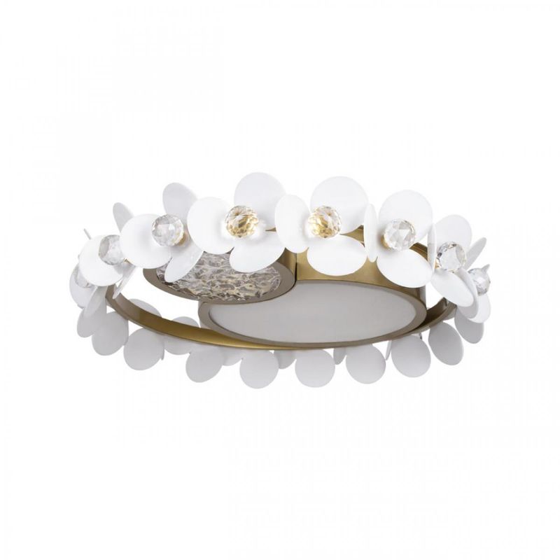 Потолочный светильник Белые Цветы White Flowers Ceiling lamp D 46