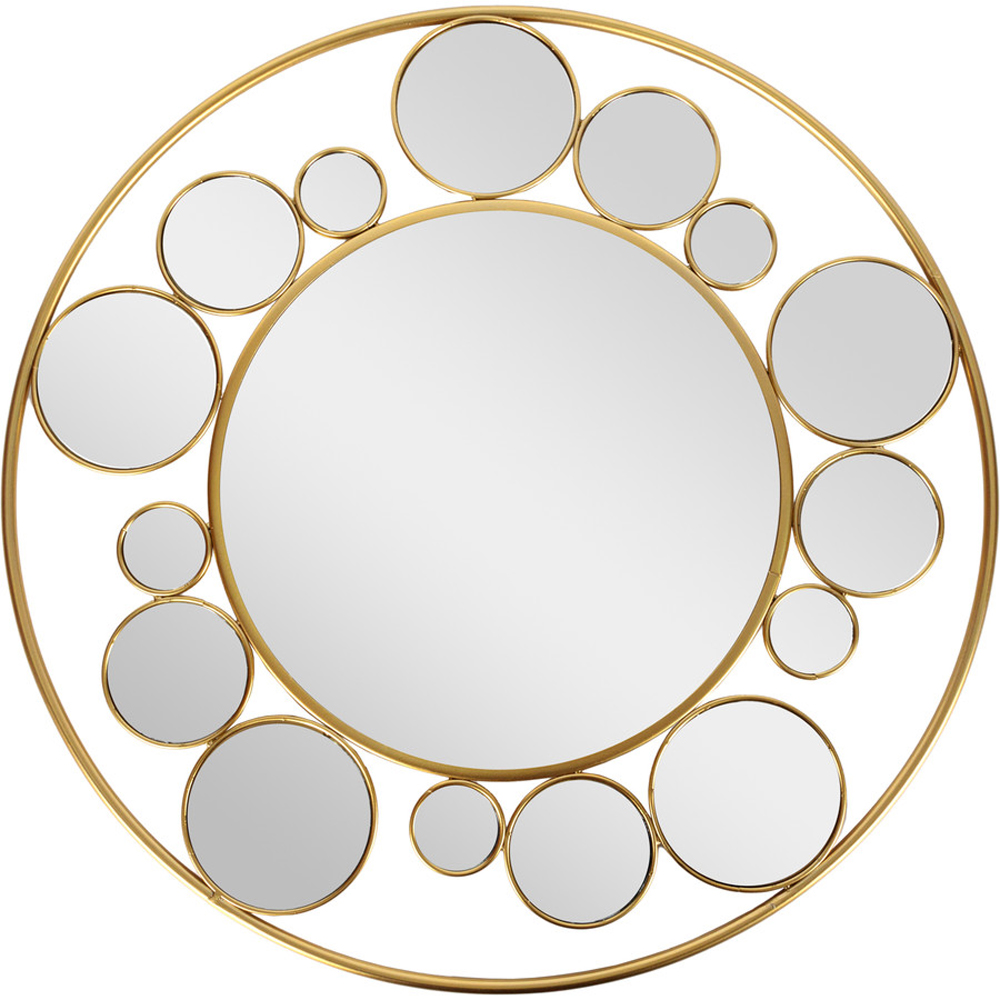 Настенные зеркала Зеркало настенное с круглыми зеркальными вставками Modern Mirror Space