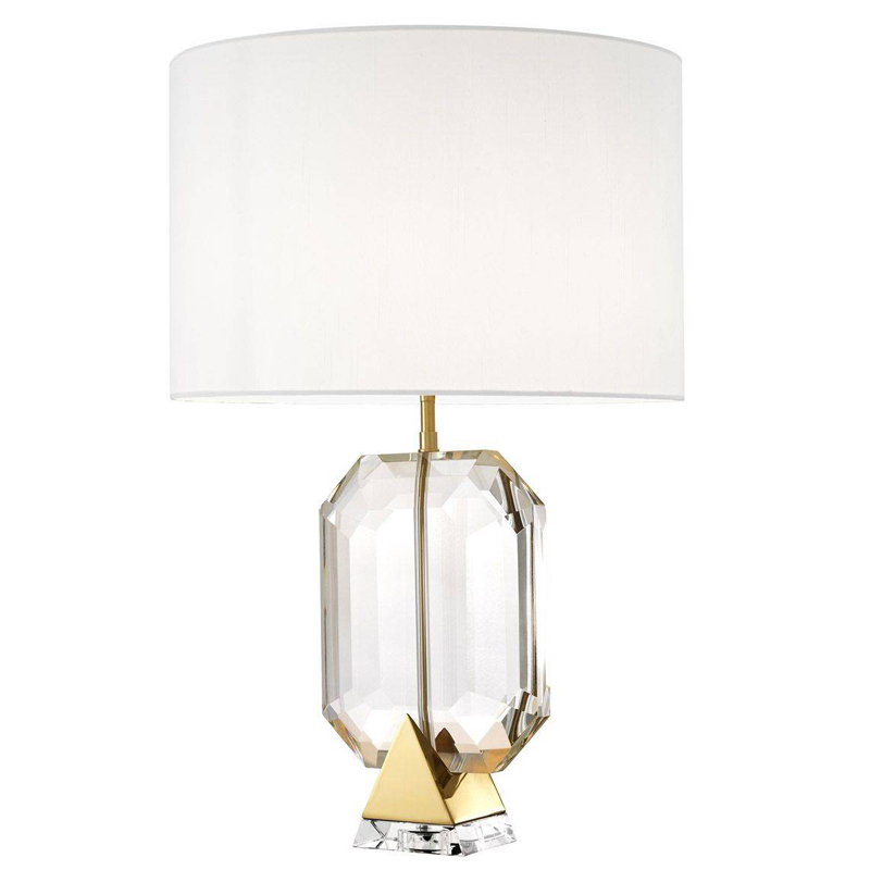 Настольная лампа Eichholtz Table Lamp Emerald Gold & white