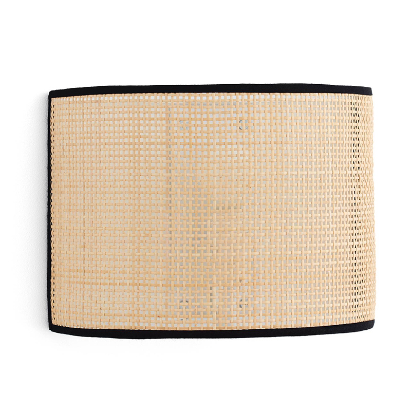 Бра Ottar Wicker Bamboo Cane beige black