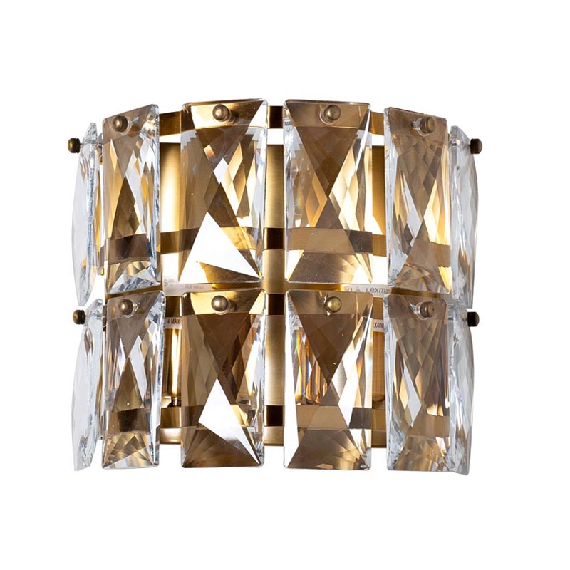 Бра Tiers Crystal Light brass 2