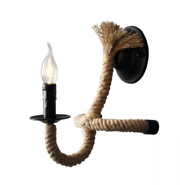 Лофт  Loft Concept Бра Loft Rope Candle Bra