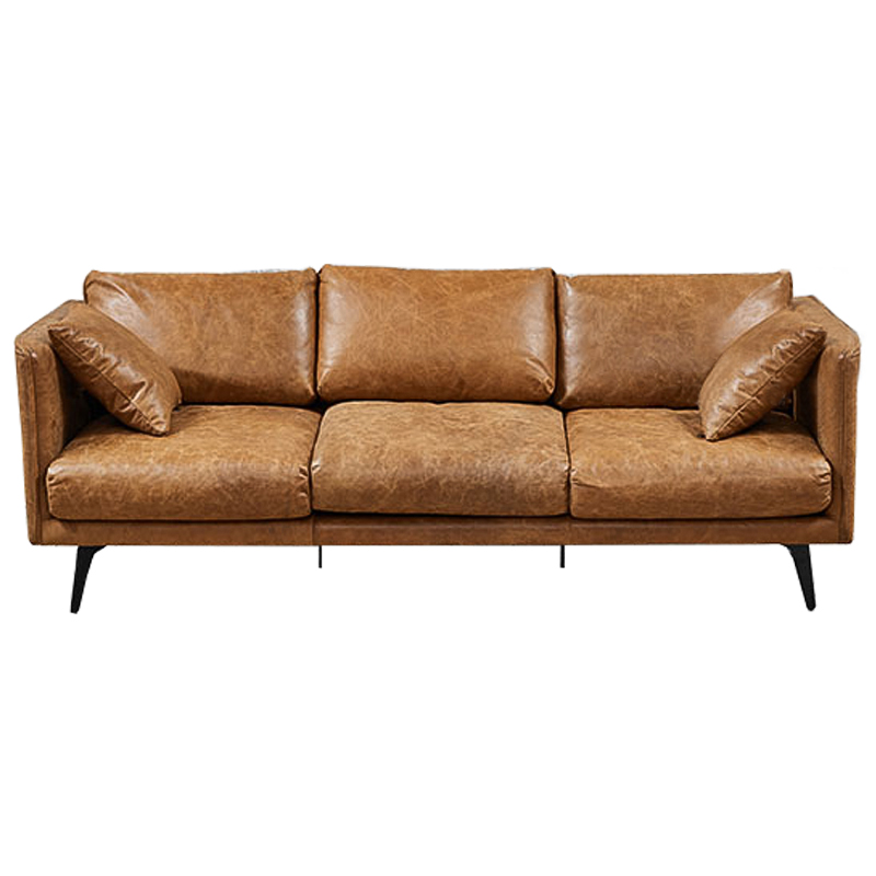 Диван Caramel Leather Triple Sofa