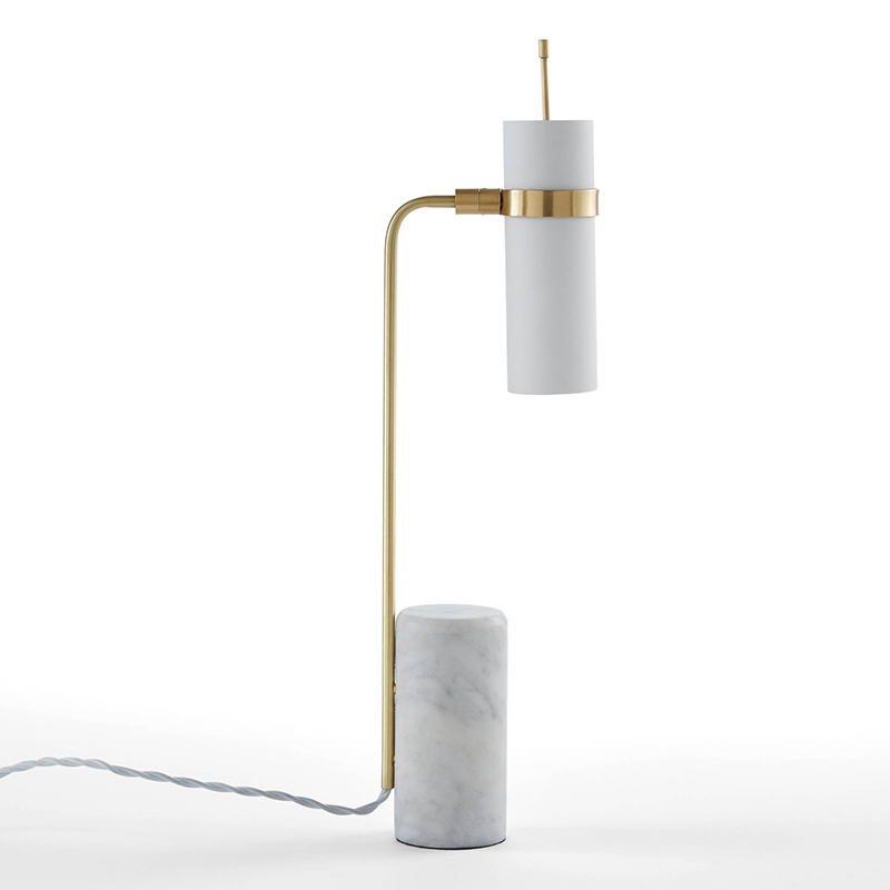 Настольная лампа Detlef Table lamp white marble