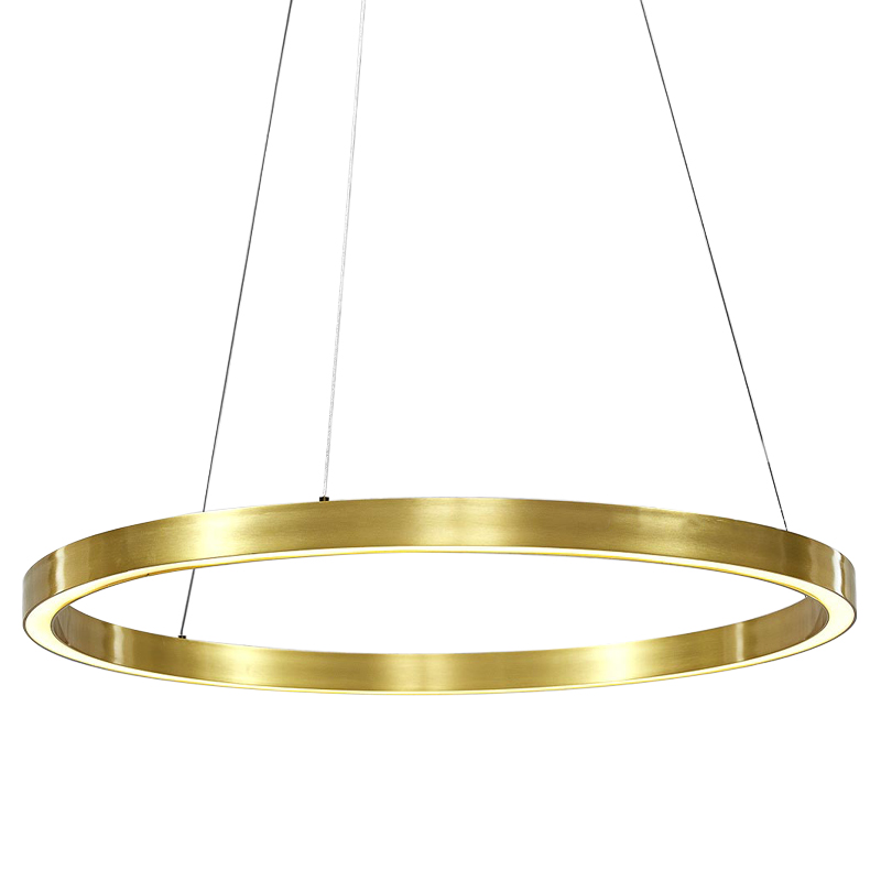 Люстра Ring Gold Horizontal Chandelier