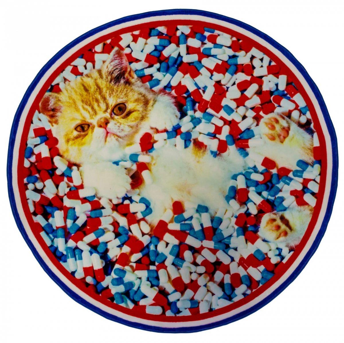 Ковер Seletti Round Rug Cat