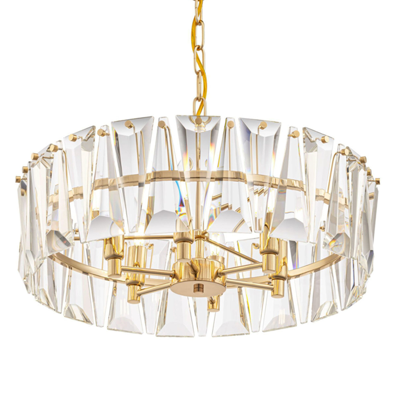 Люстра Ruby Crystal Chandelier Gold 53