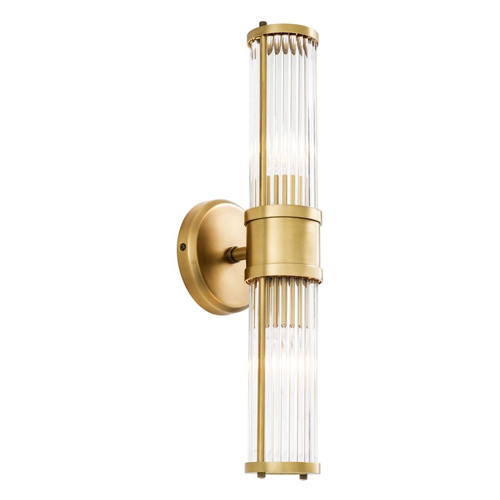 Бра Wall Lamp Claridges Double Brass