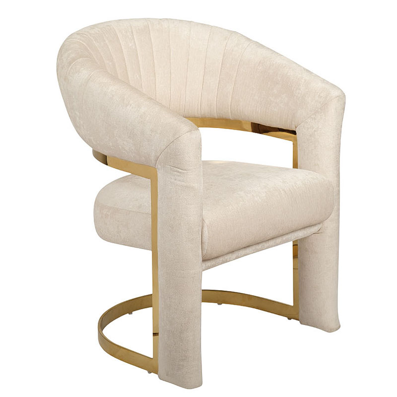 Стулья  Loft Concept Полукресло Valbonne Chair cream velour