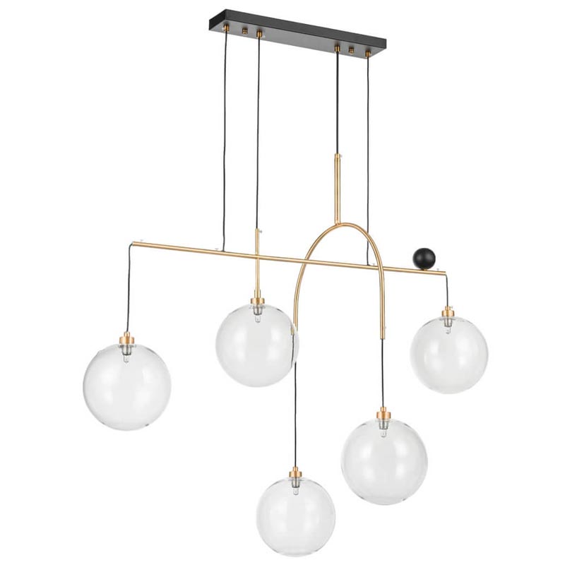 Люстра Five Hanging Balls Chandelier