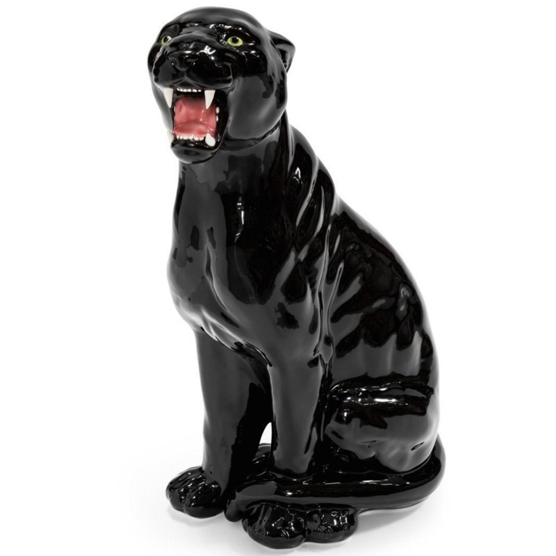 Статуэтка Abhika Leopard Dx Shiny Black