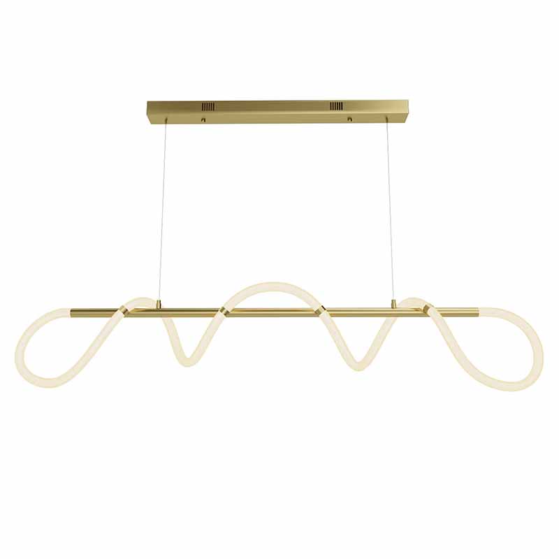 Люстра Luke Lampco Tracer Chandelier Gold Line