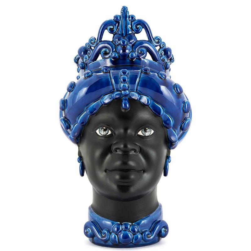 Ваза VASE MORO LADY MED. MAT Blue