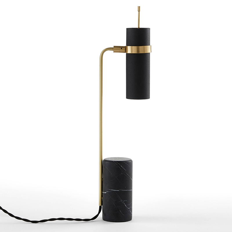 Настольная лампа Detlef Table lamp black marble