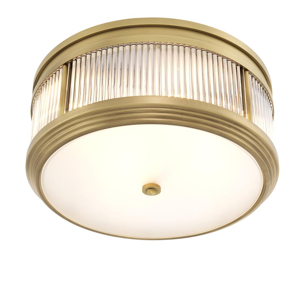 Потолочные светильники Потолочный светильник Ceiling Lamp Rousseau Antique brass