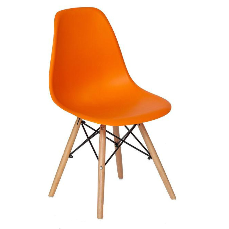 Пластиковые стулья  Loft Concept Стул DSW orange