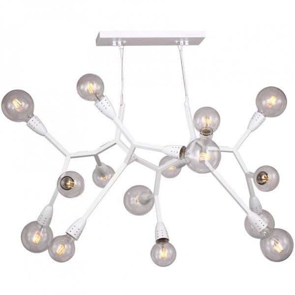 Люстра Polygon Chandelier 15 White