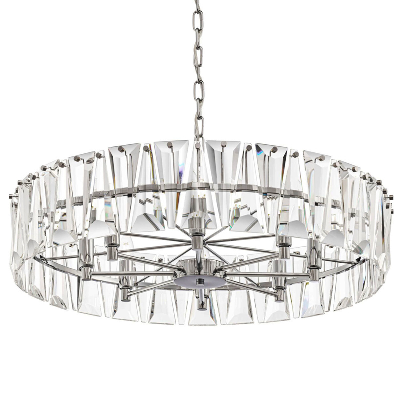 Люстра Ruby Crystal Chandelier Chrome 75