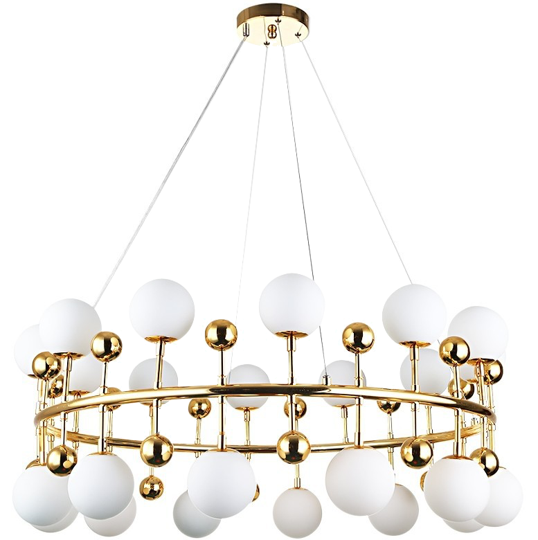 Люстра Milk Bubble Ring Chandelier