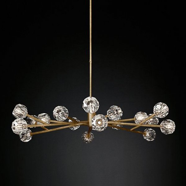 Люстра RH Boule De Cristal Round Chandelier 48