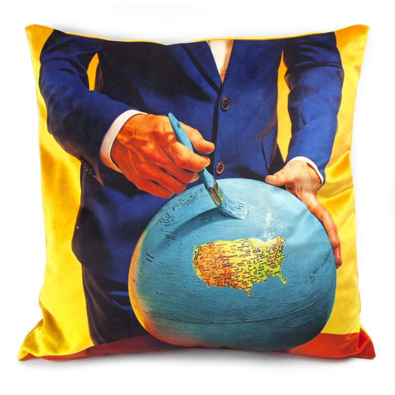 Подушка Seletti Cushion Globe Design Toiletpaper