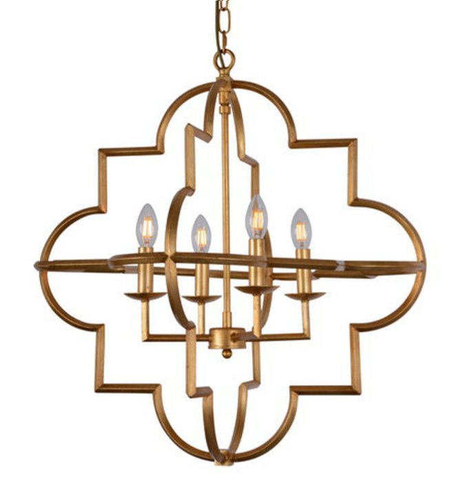 Люстра Mandeville Gold Chandelier