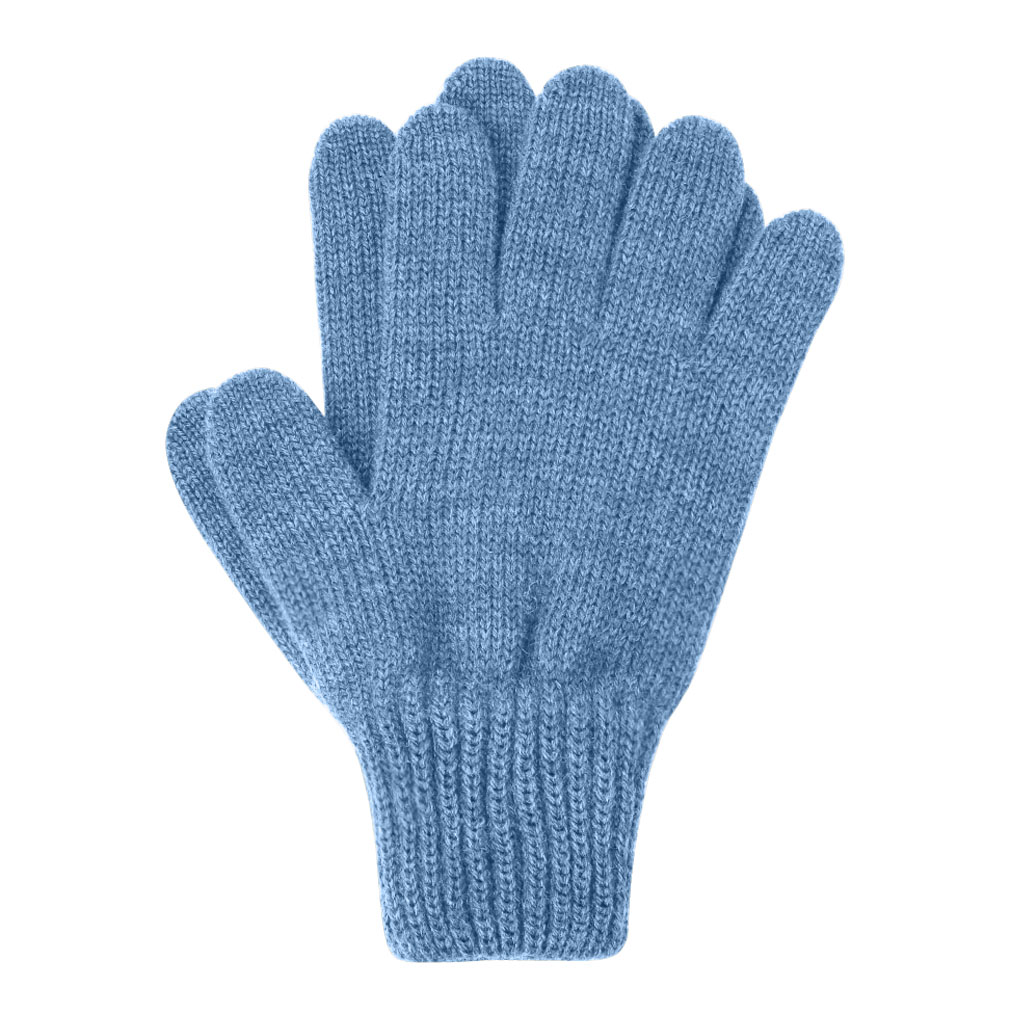 Перчатки вязаные (2-3 Голубой) LOLOCLO